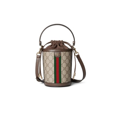 GUCCI OPHIDIA MINI BUCKET BAG ‎838462 (11.5*23*8cm)